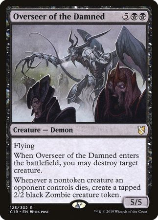 Overseer of the Damned [Commander 2019] | Cards and Coasters CA