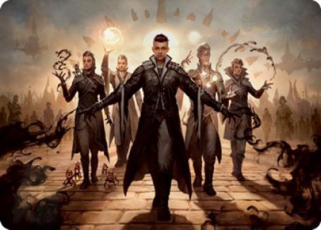 Silverquill Command Art Card [Strixhaven: School of Mages Art Series] | Cards and Coasters CA