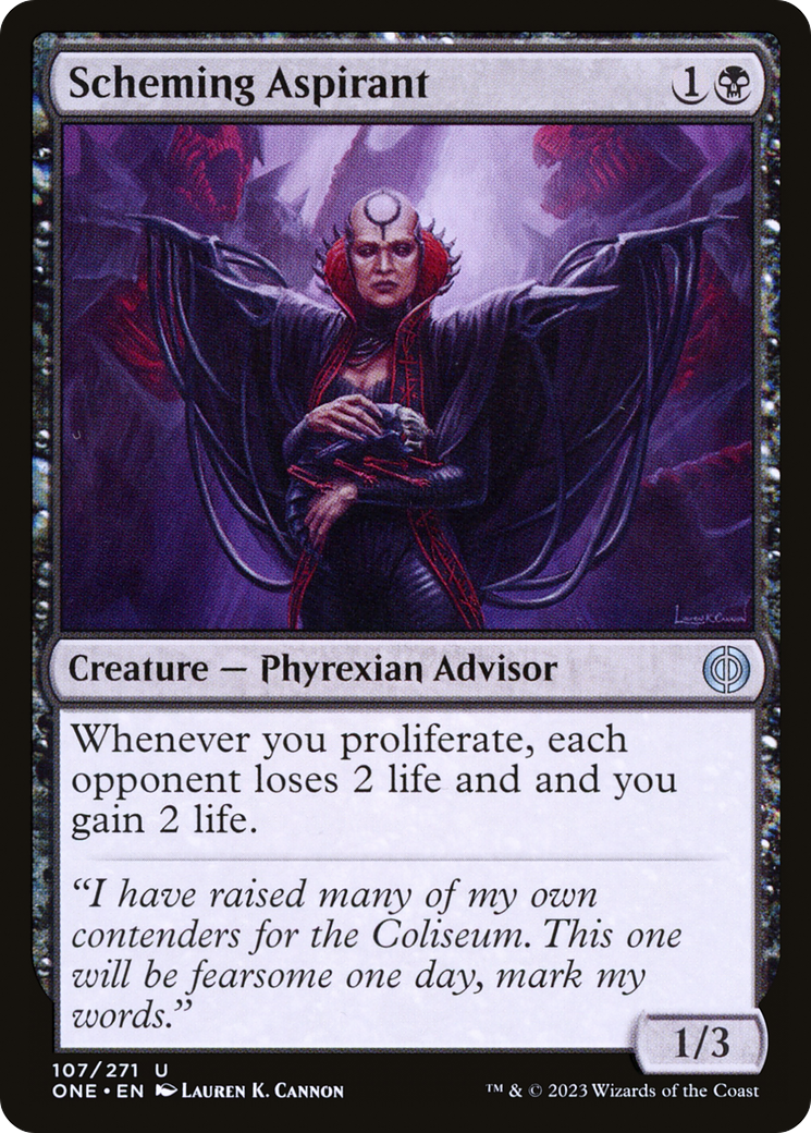 Scheming Aspirant [Phyrexia: All Will Be One] | Cards and Coasters CA