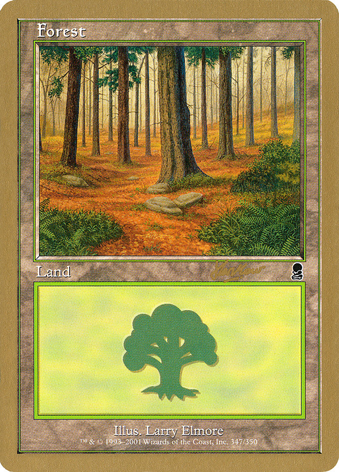 Forest (shh347) (Sim Han How) [World Championship Decks 2002] | Cards and Coasters CA