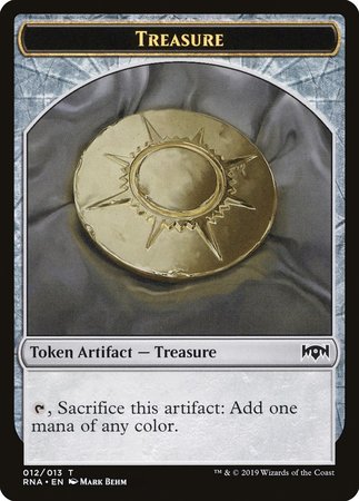 Treasure Token [Ravnica Allegiance Tokens] | Cards and Coasters CA