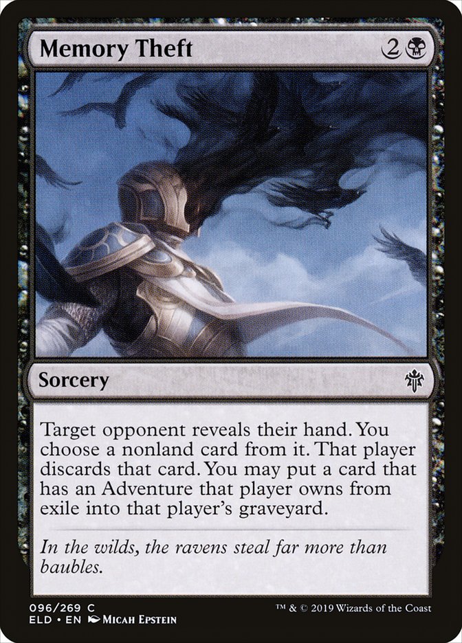 Memory Theft [Throne of Eldraine] | Cards and Coasters CA