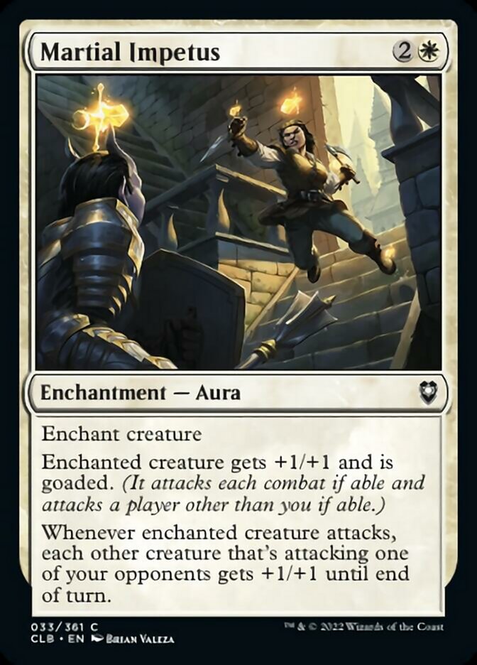 Martial Impetus [Commander Legends: Battle for Baldur's Gate] | Cards and Coasters CA