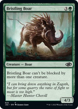 Bristling Boar [Jumpstart 2022] | Cards and Coasters CA