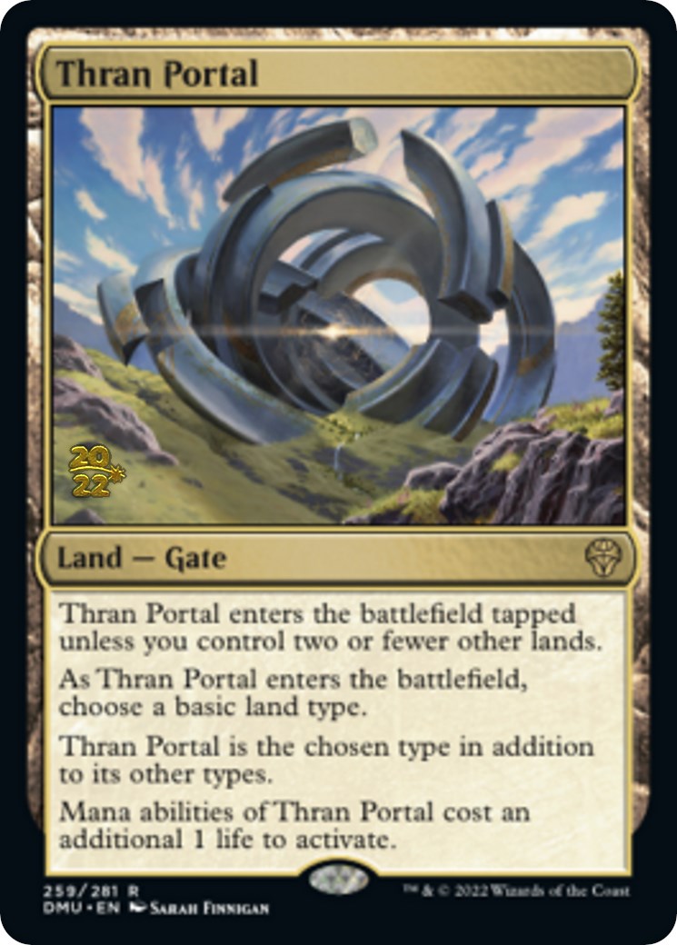 Thran Portal [Dominaria United Prerelease Promos] | Cards and Coasters CA