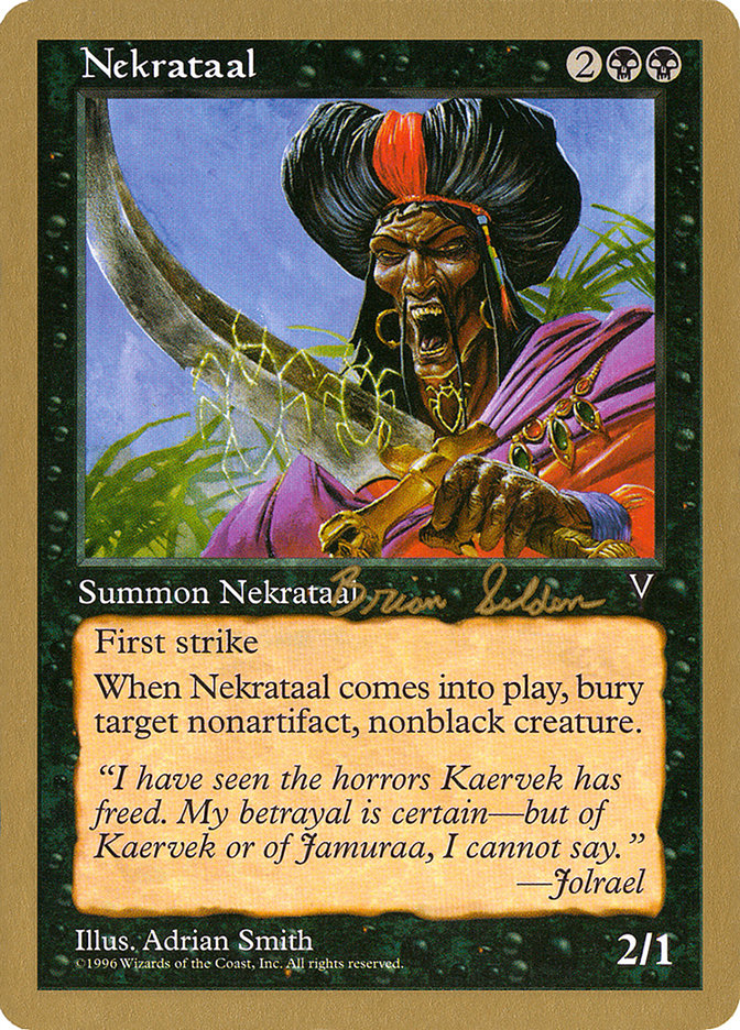 Nekrataal (Brian Selden) [World Championship Decks 1998] | Cards and Coasters CA