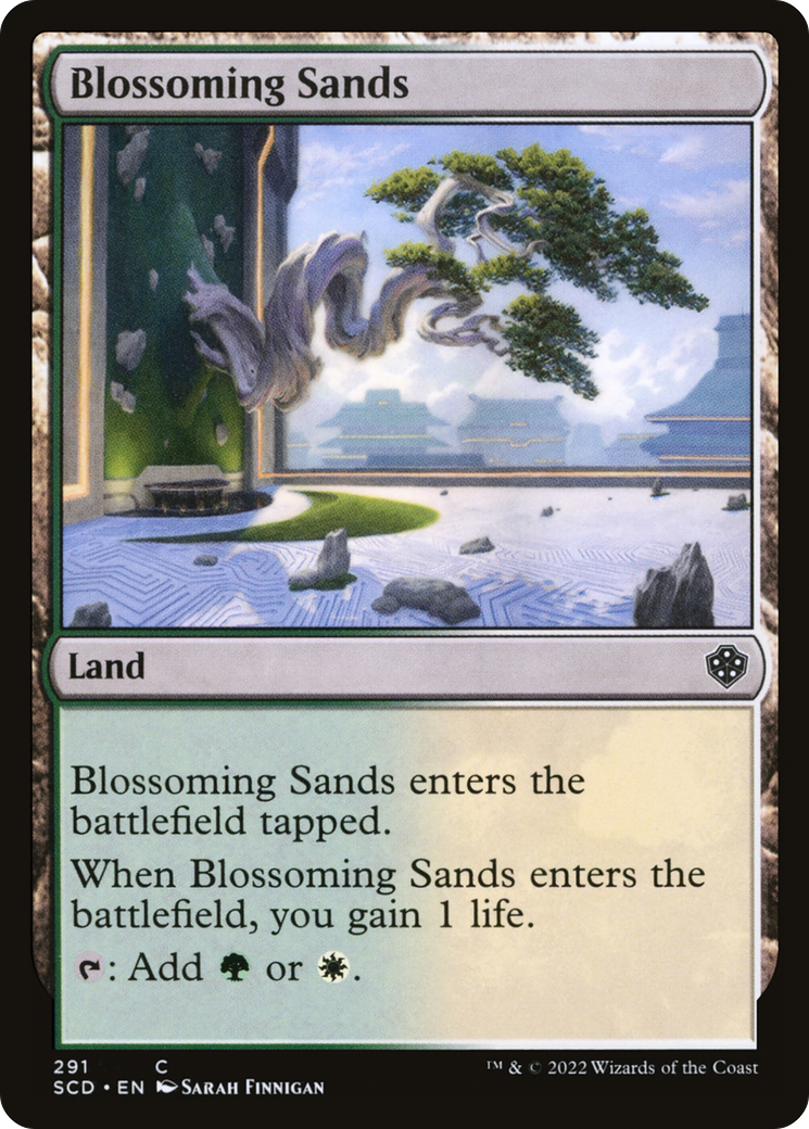 Blossoming Sands [Starter Commander Decks] | Cards and Coasters CA