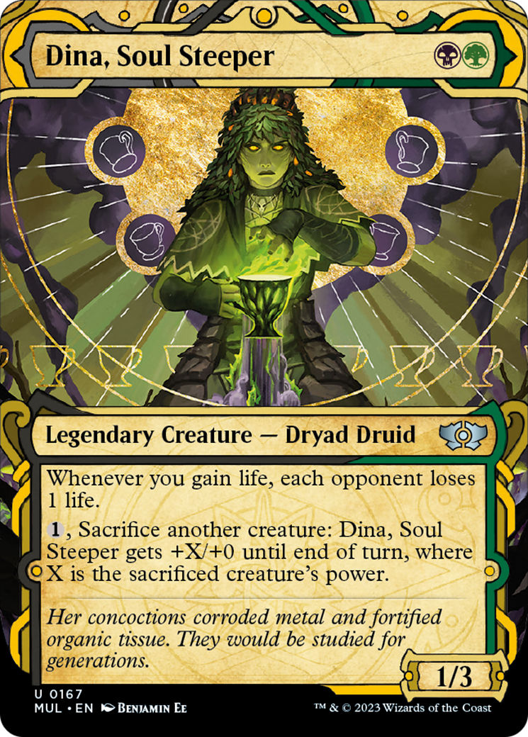 Dina, Soul Steeper (Halo Foil) [Multiverse Legends] | Cards and Coasters CA