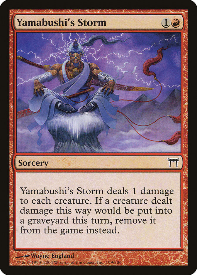 Yamabushi's Storm [Champions of Kamigawa] | Cards and Coasters CA