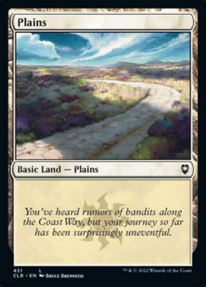 Plains (451) [Commander Legends: Battle for Baldur's Gate] | Cards and Coasters CA