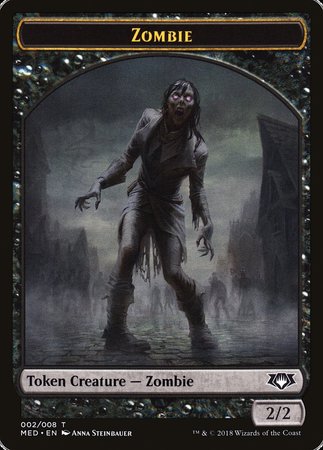 Zombie Token [Mythic Edition Tokens] | Cards and Coasters CA