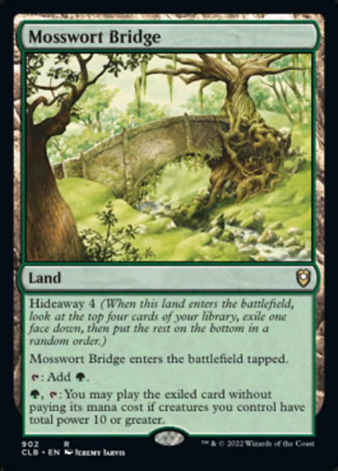 Mosswort Bridge [Commander Legends: Battle for Baldur's Gate] | Cards and Coasters CA