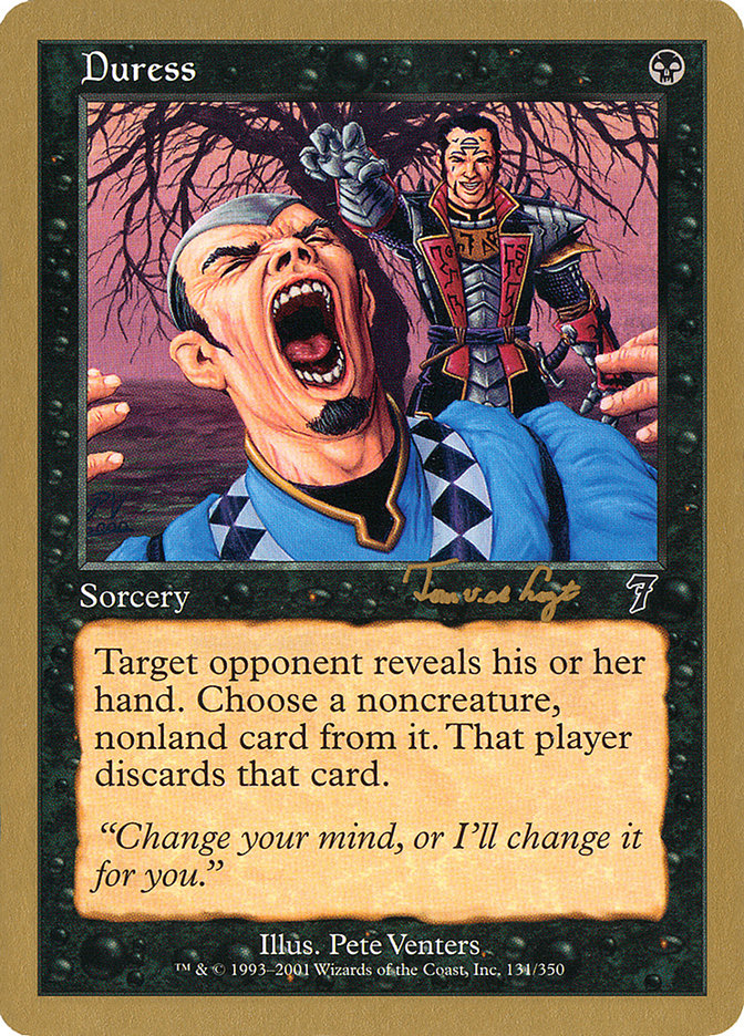 Duress (Tom van de Logt) [World Championship Decks 2001] | Cards and Coasters CA