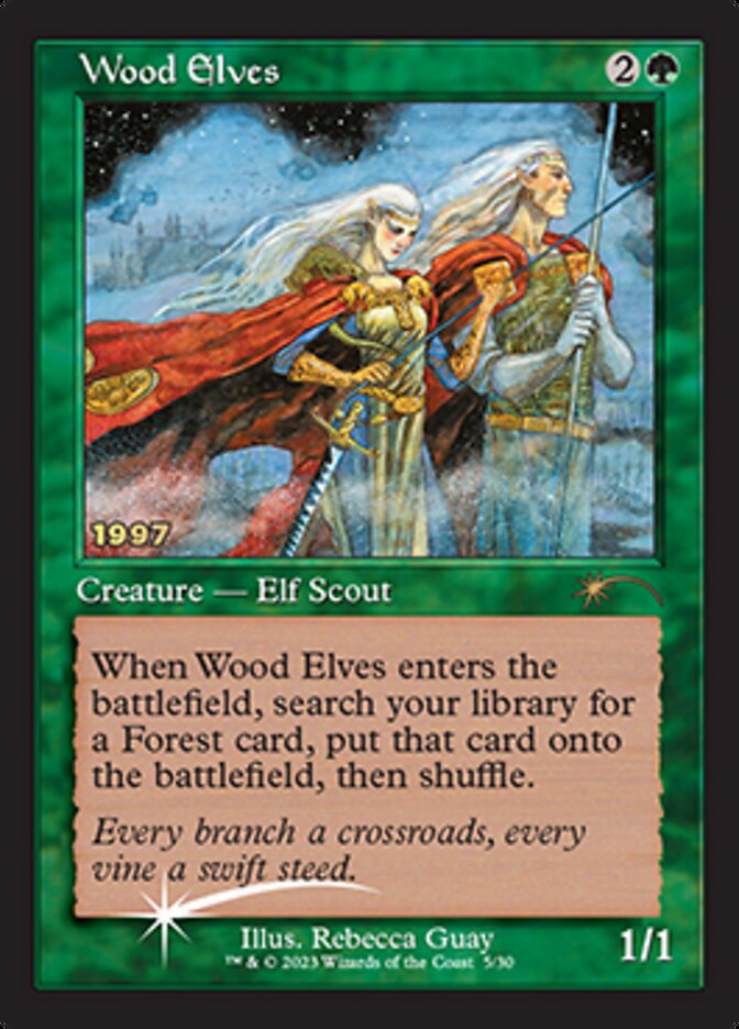 Wood Elves [30th Anniversary Promos] | Cards and Coasters CA