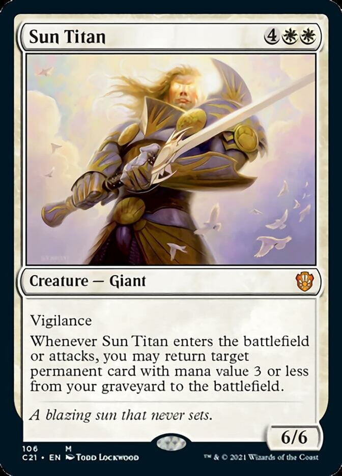 Sun Titan [Commander 2021] | Cards and Coasters CA