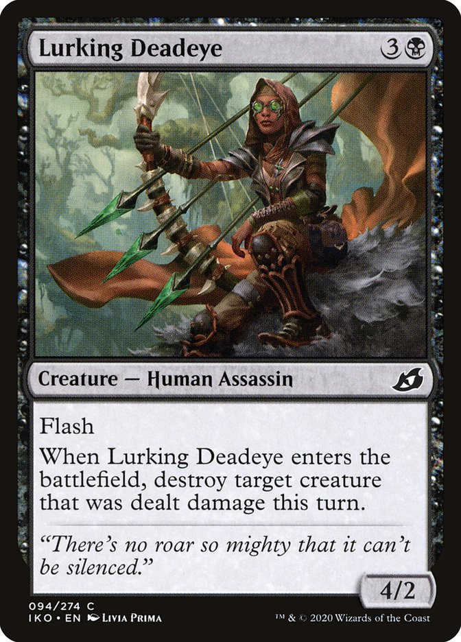 Lurking Deadeye [Ikoria: Lair of Behemoths] | Cards and Coasters CA
