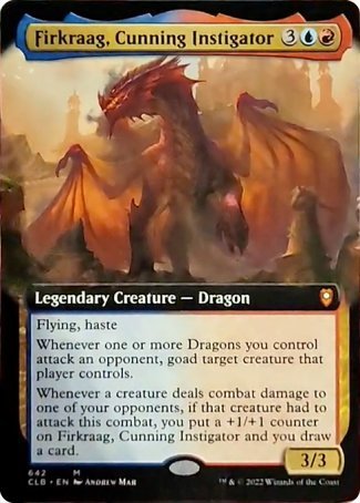 Firkraag, Cunning Instigator (Extended Art) [Commander Legends: Battle for Baldur's Gate] | Cards and Coasters CA