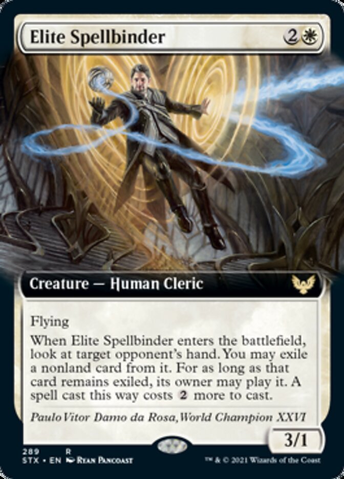 Elite Spellbinder (Extended) [Strixhaven: School of Mages] | Cards and Coasters CA