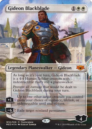 Gideon Blackblade [Mythic Edition] | Cards and Coasters CA