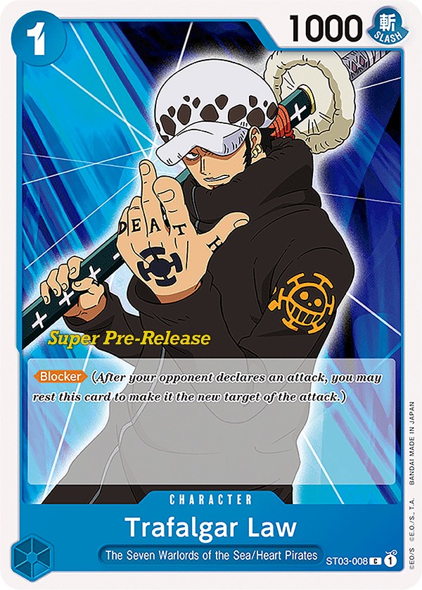 Trafalgar Law [Super Pre-Release Starter Deck: The Seven Warlords of the Sea] | Cards and Coasters CA