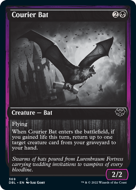 Courier Bat [Innistrad: Double Feature] | Cards and Coasters CA