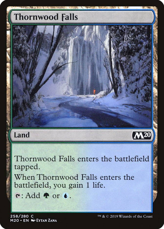 Thornwood Falls [Core Set 2020] | Cards and Coasters CA