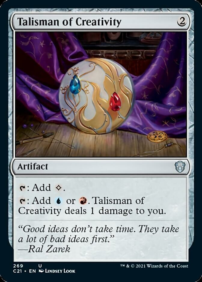 Talisman of Creativity [Commander 2021] | Cards and Coasters CA