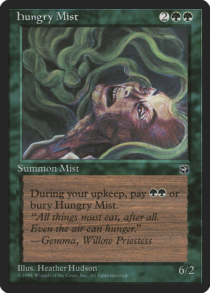 Hungry Mist (Gemma Flavor Text) [Homelands] | Cards and Coasters CA