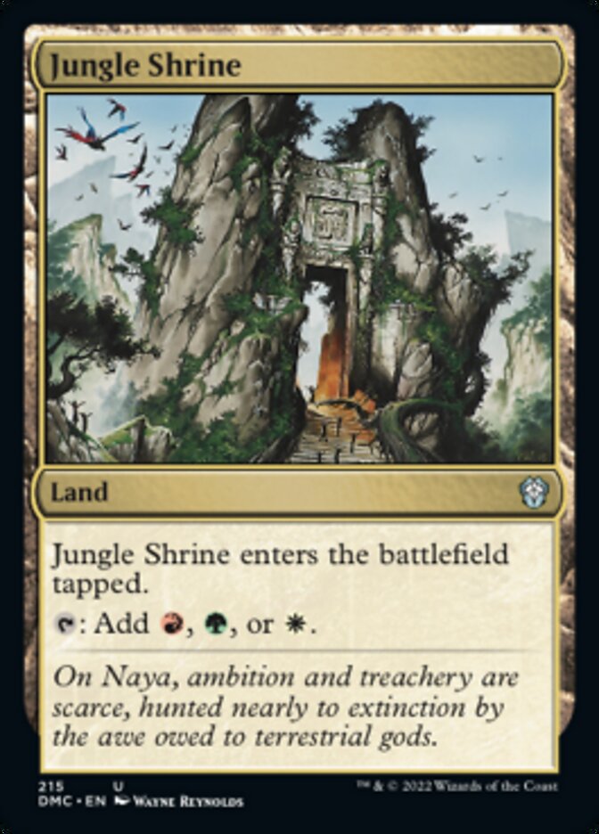 Jungle Shrine [Dominaria United Commander] | Cards and Coasters CA