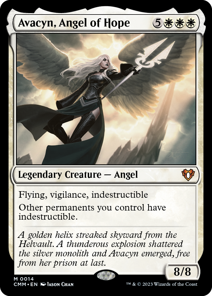Avacyn, Angel of Hope [Commander Masters] | Cards and Coasters CA