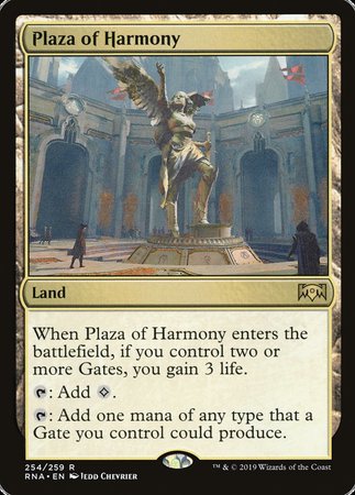 Plaza of Harmony [Ravnica Allegiance] | Cards and Coasters CA