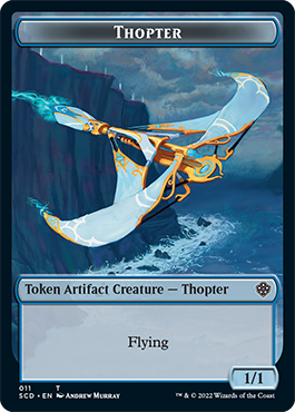 Bird // Thopter Double-Sided Token [Starter Commander Decks] | Cards and Coasters CA