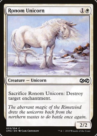 Ronom Unicorn [Ultimate Masters] | Cards and Coasters CA