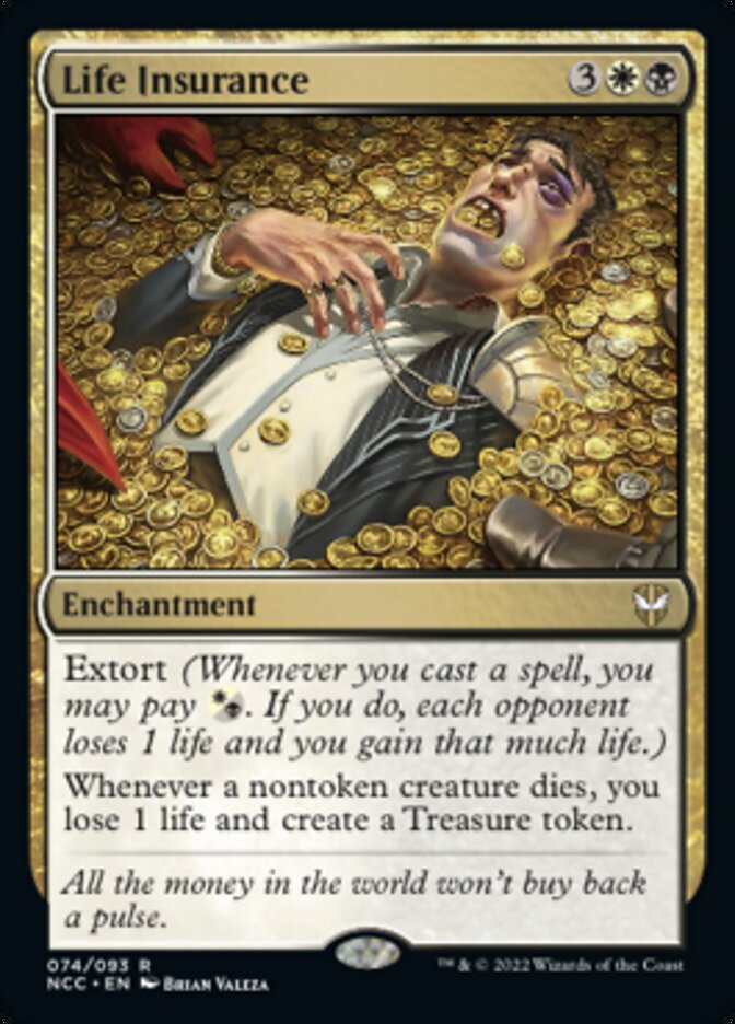 Life Insurance [Streets of New Capenna Commander] | Cards and Coasters CA
