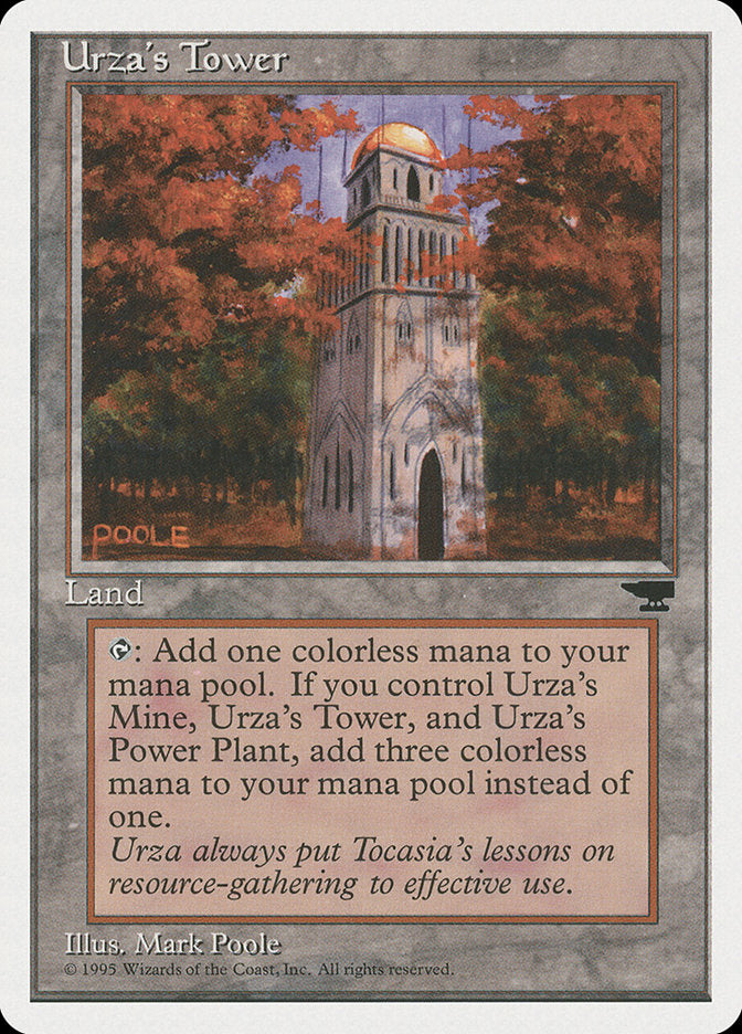 Urza's Tower (Autumn Leaves) [Chronicles] | Cards and Coasters CA