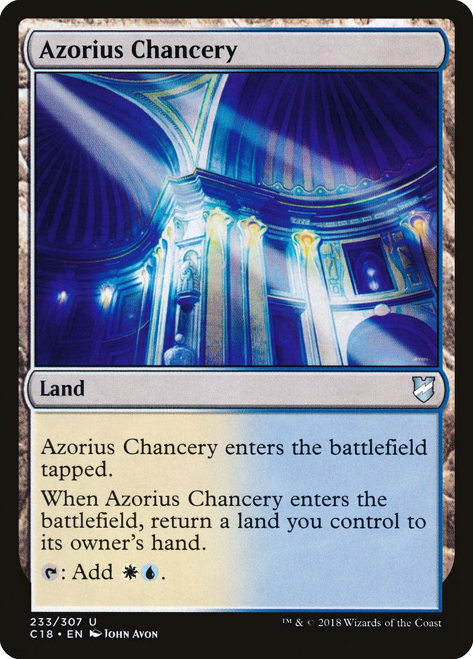 Azorius Chancery [Commander 2018] | Cards and Coasters CA