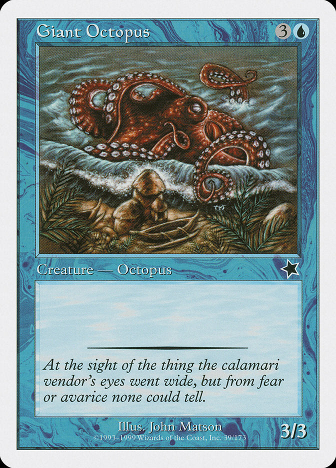 Giant Octopus [Starter 1999] | Cards and Coasters CA