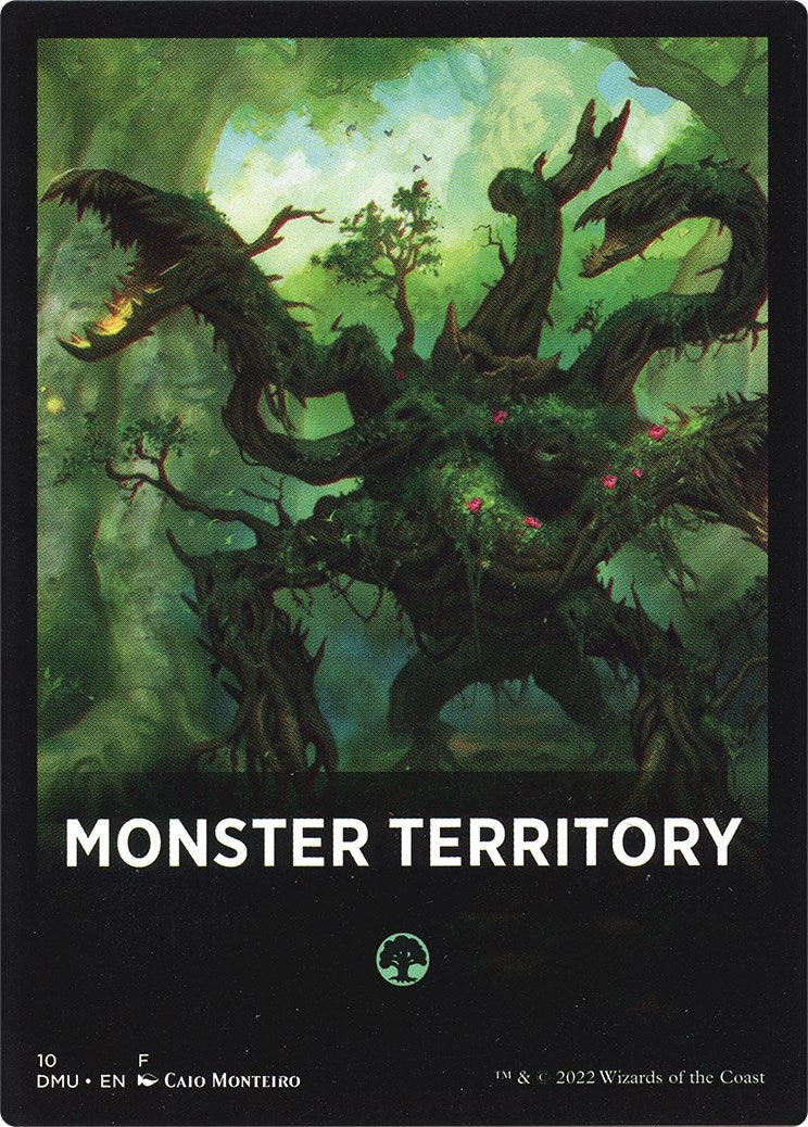 Monster Territory Theme Card [Dominaria United Tokens] | Cards and Coasters CA