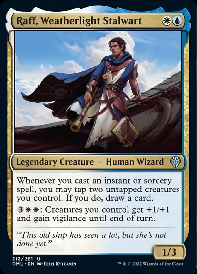 Raff, Weatherlight Stalwart [Dominaria United] | Cards and Coasters CA