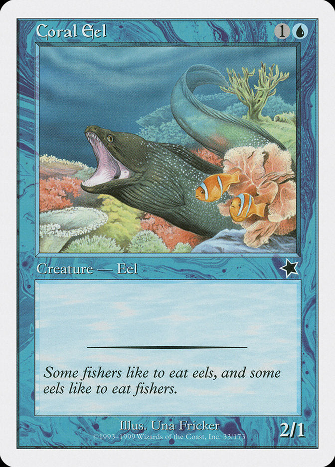 Coral Eel [Starter 1999] | Cards and Coasters CA
