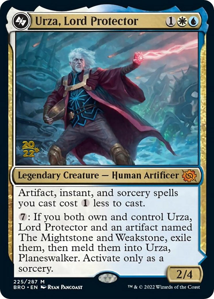 Urza, Lord Protector [The Brothers' War: Prerelease Promos] | Cards and Coasters CA