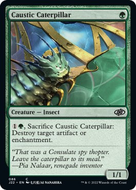 Caustic Caterpillar [Jumpstart 2022] | Cards and Coasters CA