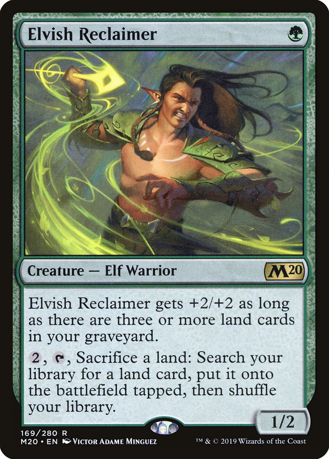 Elvish Reclaimer [Core Set 2020] | Cards and Coasters CA