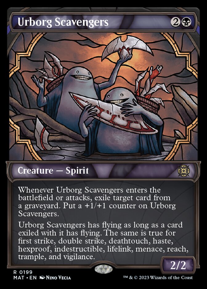 Urborg Scavengers (Showcase Halo Foil) [March of the Machine: The Aftermath] | Cards and Coasters CA