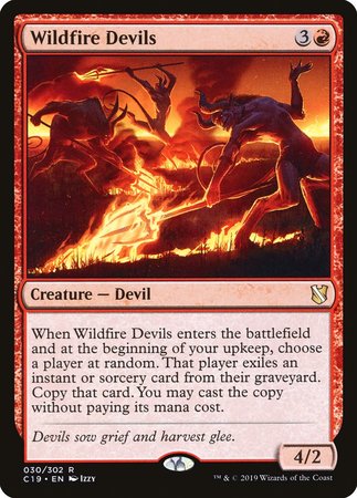 Wildfire Devils [Commander 2019] | Cards and Coasters CA