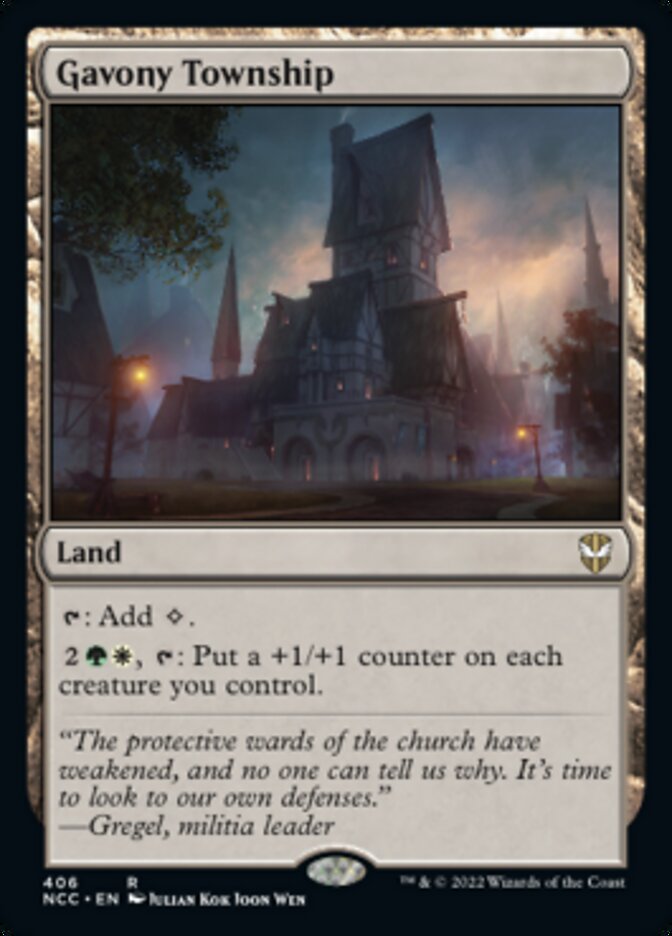 Gavony Township [Streets of New Capenna Commander] | Cards and Coasters CA