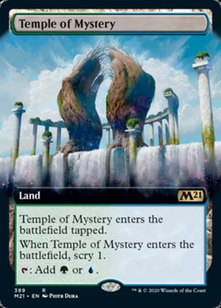 Temple of Mystery (Extended Art) [Core Set 2021] | Cards and Coasters CA