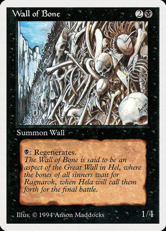 Wall of Bone [Summer Magic / Edgar] | Cards and Coasters CA