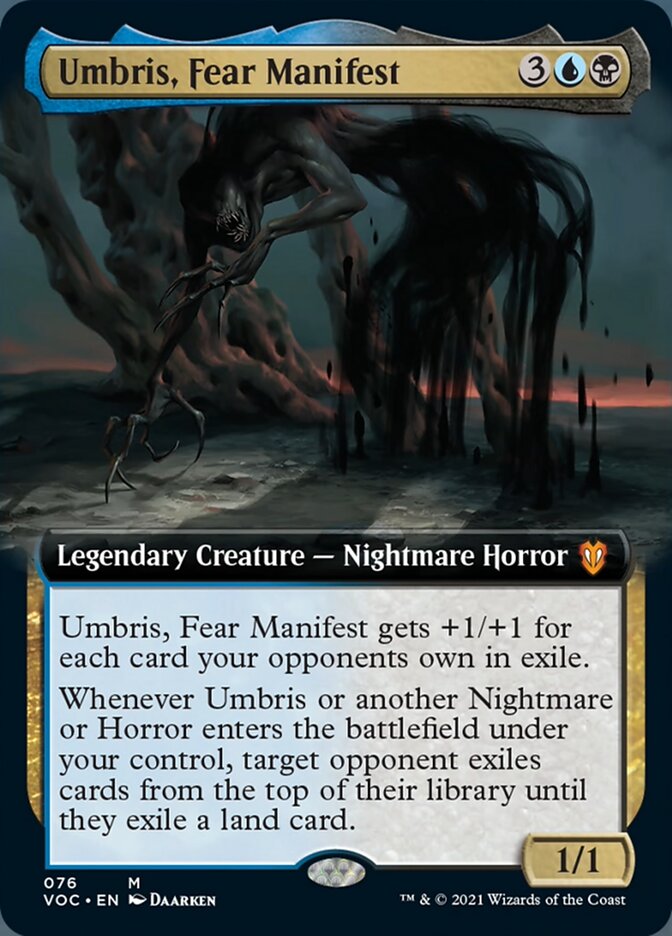 Umbris, Fear Manifest (Extended) [Innistrad: Crimson Vow Commander] | Cards and Coasters CA