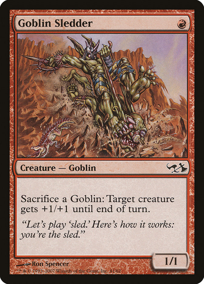 Goblin Sledder [Duel Decks: Elves vs. Goblins] | Cards and Coasters CA